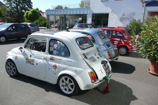 Clubtreffen in 124 Abarth Spider
