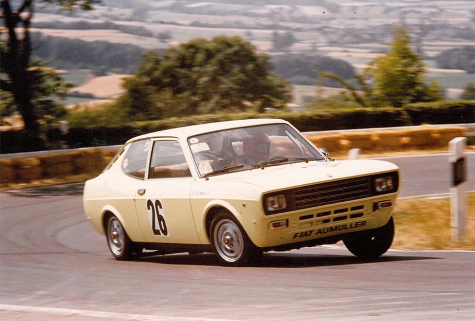 11. Internationales Ellerbergrennen 1976 Serientourenwagen bis 1300 ccm 1. Platz