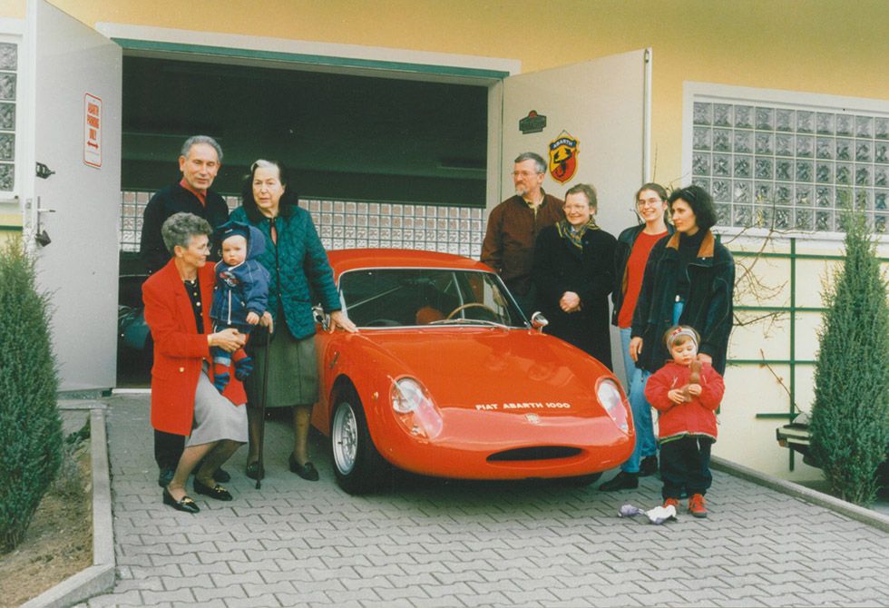 Ostern 1996 Besuch Frau Abarth 