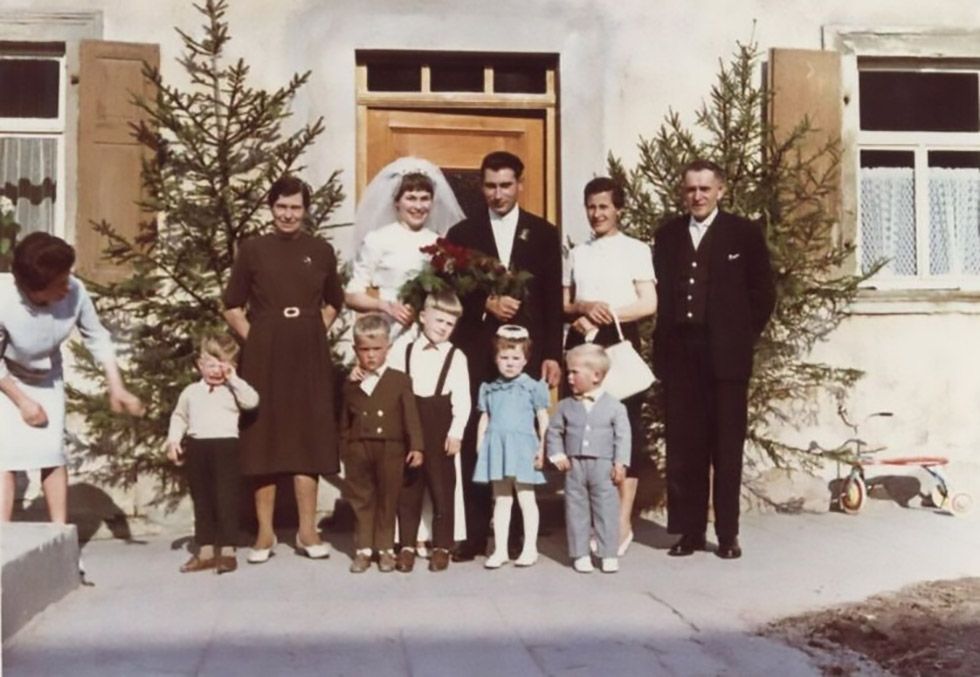 16 Hochzeit Leo und Hedwig 1964